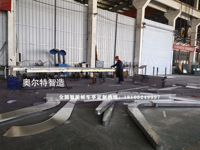杭州公交站臺候車亭制作案例 杭州公交站臺候車亭制作案例