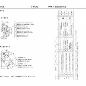 F4K系列擺線液壓馬達(dá)
